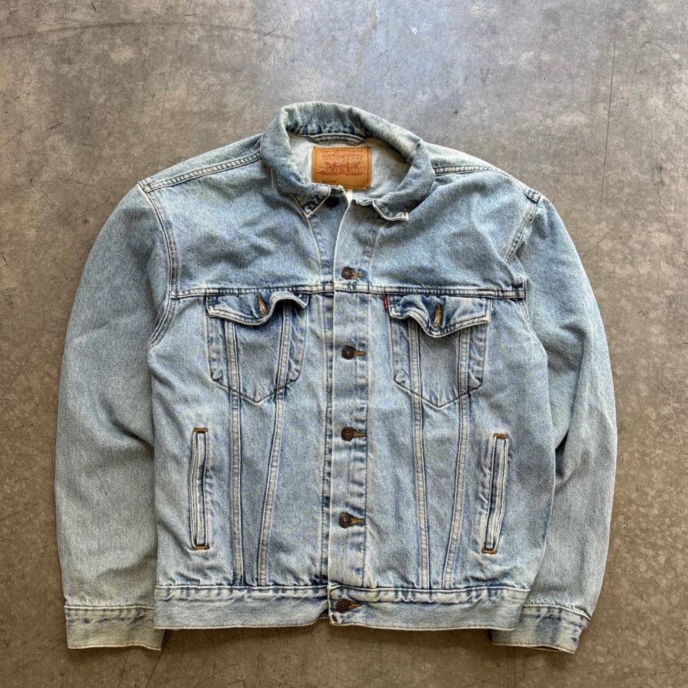 Vintage‎ Made in India Type 3 Levi's Relaxed Trucker Jacket Size Large